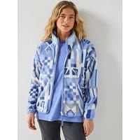 Craghoppers Womens Dante Printed Full Zip Fleece - Blue