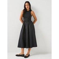 Tommy Jeans Rib Poplin Tank Dress - Black