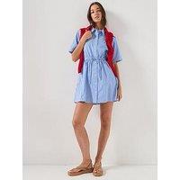 Tommy Jeans Stripe Shirt Dress - Blue