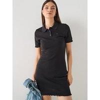 Tommy Jeans Short Sleeve Lettuce Polo Dres