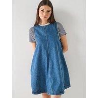 Tommy Jeans A-Line Chambray Dress - Denim