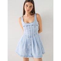 Tommy Jeans Denim Dress - Blue