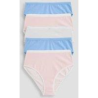 The Very Collection 5Pk Cotton High Waist Plain Knickers - Multi