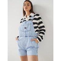 Tommy Jeans Mia Dungaree Short - Denim