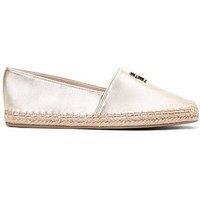 Tommy Hilfiger Logo Gold Espadrille Shoes