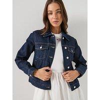 Tommy Jeans Denim Trucker Jacket - Dark Denim