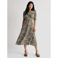 Seasalt Cornwall Fenil Empire Line Midi Dress - Green