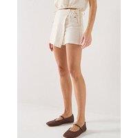 Tommy Jeans Linen Skort - White