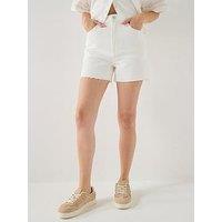 Tommy Jeans Mom Short - White Denim
