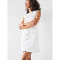 Tommy Hilfiger Denim Mini Dress - White