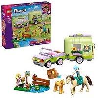 Lego Friends Horse & Baby Foal Trailer Toy Set (42695)