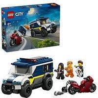 Lego City Police Prisoner Transport Van Building Toy (60479)