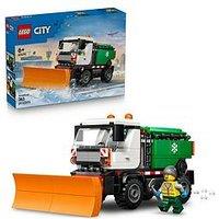 Lego City Snowplough Truck Toy Vehicle With Minifigure (60490)