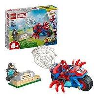 Lego Spiderman Spidey On His Motorcycle Vs. Rhino (11206)