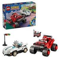 Lego Sonic Silver&Rsquo;S Car Vs. Knuckles&Rsquo; Monster Truck (77118)