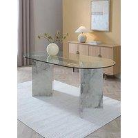 The Very Collection Lavine 180Cm Dining Table With Glass Top