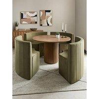 The Very Collection Carina Round Dining Table With 4 Chairs