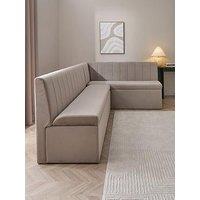 The Very Collection Sander Corner Storage Booth - Grey - Fsc Certified