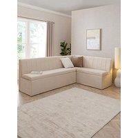 The Very Collection Sander Corner Storage Booth - Beige - Fsc Certified