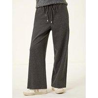 Roman Petite Drawstring Ponte Trouser - Grey