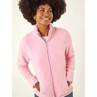 Roman Reversible Fleece Zip Jacket - Pink