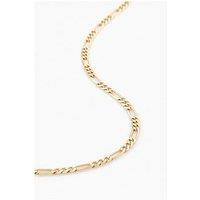 The Love Collection 9Ct Yellow Gold Solid Figaro Chain (2.4Mm) 20 Inch