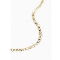 The Love Collection 9Ct Yellow Gold Solid Curb Chain (2.8Mm) 20 Inch