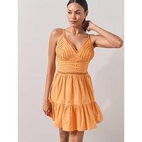 The Very Collection Tiered Mini Dress - Multi
