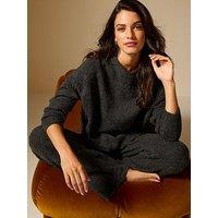 New Look Crew Neck Midweight Knit Jumper - Grey