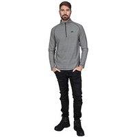 Trespass Mens Keynote Fleece - Black/Grey