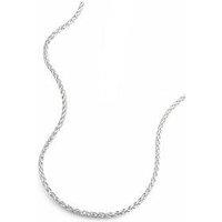 The Love Collection Sterling Silver Wheat Chain (1.5Mm) Necklace 18 Inch