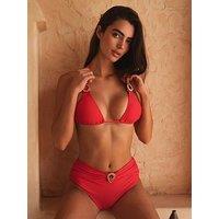 Moda Minx Arabian Nights Triangle Top - Red