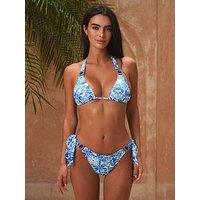 Moda Minx Amour Triangle Top - Blue Mykonos