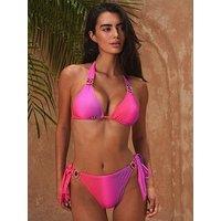 Moda Minx Club Tropicana 'Strawberry Daiquiri' Triangle Bikini Top - Strawberry Daiquiri