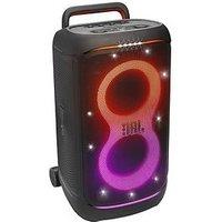 Jbl Powerful 400W Portable Party Speaker With Replacable 6-Cell Battery, Wheels And Telescopic Handle.