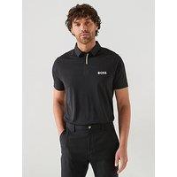 Boss Mens Golf Paddy Tech Polo - Black
