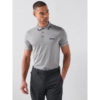 Boss Mens Golf Paul Pro Polo T-Shirt - Grey