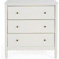 The Very Collection New Scallop 3 Drawer Chest - Fsc Certified