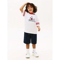 Tommy Hilfiger Younger Boys Take It Easy Short Sleeve T-Shirt And Short Set - Navy