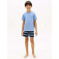 Tommy Hilfiger Boys Short Sleeve T-Shirt And Short Pj Set - Blue