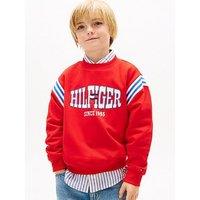 Tommy Hilfiger Boys Los Angeles Graphic Sweatshirt - Red