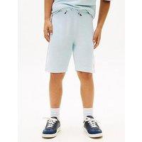 Tommy Hilfiger Boys Th Script Jersey Twill Short - Blue