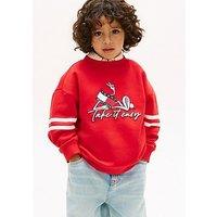 Tommy Hilfiger Younger Boys Take It Easy Sweatshirt - Red