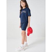 Tommy Hilfiger Girls Cycling Shorts - Navy
