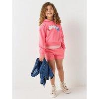 Tommy Hilfiger Girls Glitter Short - Pink