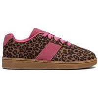 Clarks Youth Cypress Lace Trainer - Brown