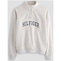 Tommy Hilfiger Boys Varsity Zip Sweatshirt - Grey