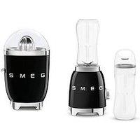 Smeg Juicer & Blender Breakfast Bundle- Black
