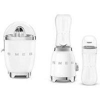 Smeg Juicer & Blender Breakfast Bundle- White