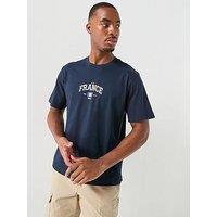 Jack & Jones France Football T-Shirt - Navy
